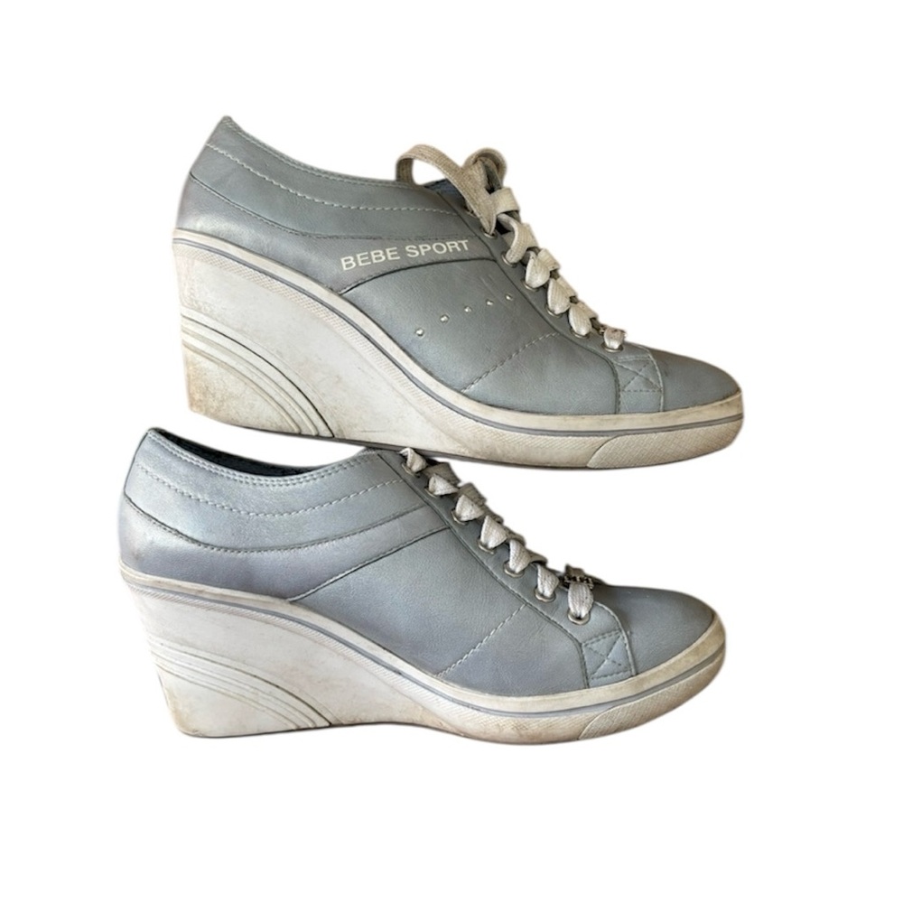 🔴 BeBe Sport- Stylish Baby Blue Sneakers